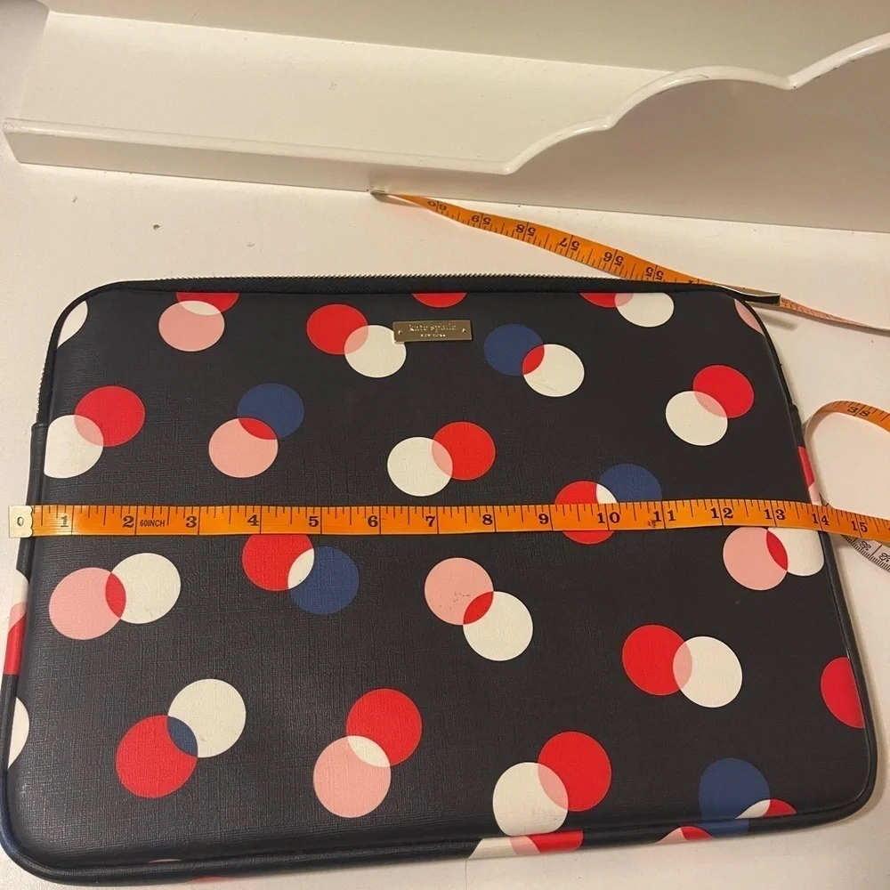 KATE SPADE New York Polka Dot Zippered Laptop Tablet Notebook Case Sleeve Cover